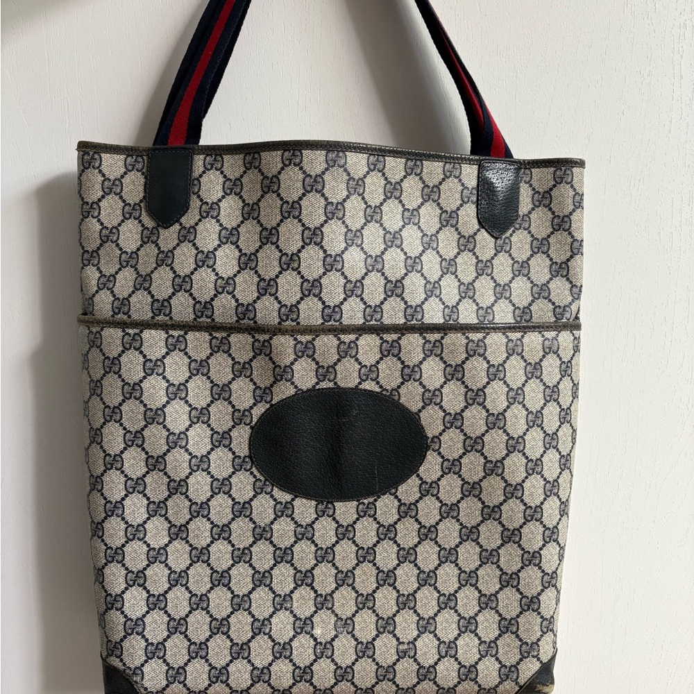 Vintage 1980s Gucci Tote Bag